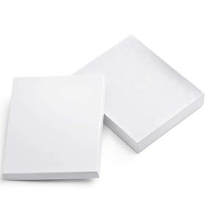 MESHA White Jewelry Gift Boxes with Lids 10 PC,6x5x1 Cotton Filled Glossy Jewelry Box, Necklace,Bracelet,Earring Gift Box, Bulk Jewel Boxes for Shipping, Small Business, Accessories