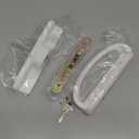 Offset Position Keyed Sliding Patio Door Handleset with Mortise Lock, 45 Keyway, 3-15/16" H.C., Fits 1-3/8" to 2" Thick Doors, Non-Handed, White Diecast
