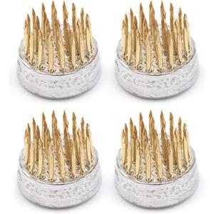 Flower Frog Round Holder 4pcs Pin Frog for Flower Arrangement (0.9" Inch)