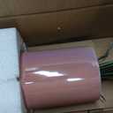 Dolly Parton White Artificial Orchid in Pink Ceramic Pot, 9.8x5.5x24 Inch