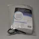 HOXHA Indoor Air Conditioner Cover for Window Units,Double Insulation Anti-Rust Adjustable Inside Window AC Cover with Free Elastic Straps (21x15x3.5 inches)