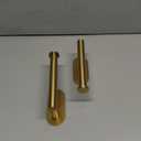 2 Pack Adhesive Curtain Holdbacks Curtain Tie Backs Curtain Holdbacks No Drill Curtain Pull Backs Adhesive Curtain Hooks Curtain Holders for Drapes (2, Gold)