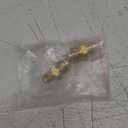 PATIKIL 3/8"Male x 5/8" Male Brass Flare Union Connector, 2 Pcs Gas Adapter Brass Tube Coupler Pipe Fitting for Hose Fitting