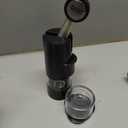 Kuhn Rikon Essential Adjustable Ratchet Grinder with Ceramic Mechanism for Salt, Pepper and Spices, 8 x 2.5 inches, Black