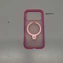 TORRAS Ostand Q3 Air for iPhone 17 Pro Case 6.3'' with Stronger Magnetic Stand, Fit for Magsafe, Airbags Miltary Protection, Camera Control for iPhone 17 Pro Case, Shockproof & Stylish, Neon Pink