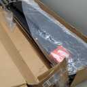 LINSY Fluted Console Table with Storage, Entryway Table Wood Entrance Tables for Front Door, Behind Couch Sofa Table with Shelves, Foyer Tables for Hallways, Living Room Boho Furniture, Light Wood