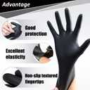 PROMEDIX P Nitrile Disposable Gloves,4mil-100 Count,Gloves Disposable Latex Free,Powder Free for Cooking,Household,Food safe S