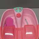 Kids Foot Spa & Nail Kit - Kids Spa Day Kit for Girls with Mask Foot Bath and Nail Dryer - Manicures Pedicure Toy Kit Nails Art Salon Girl Stuff - Christmas Birthday Gifts for 6 7 8 9 10-12 Year Old (Large Size)