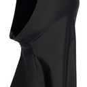 Adidas Womens 3 Stripes Swim Hijab (Medium, Black)