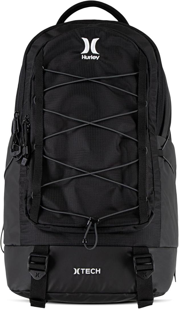 Hurley Men's Commuter Travel Backpack, Black, One Size