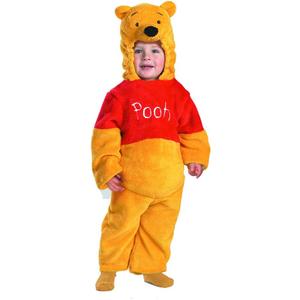 Disguise Winnie The Pooh Deluxe 2-Sided Plush Jumpsuit Costume - Small (2T)