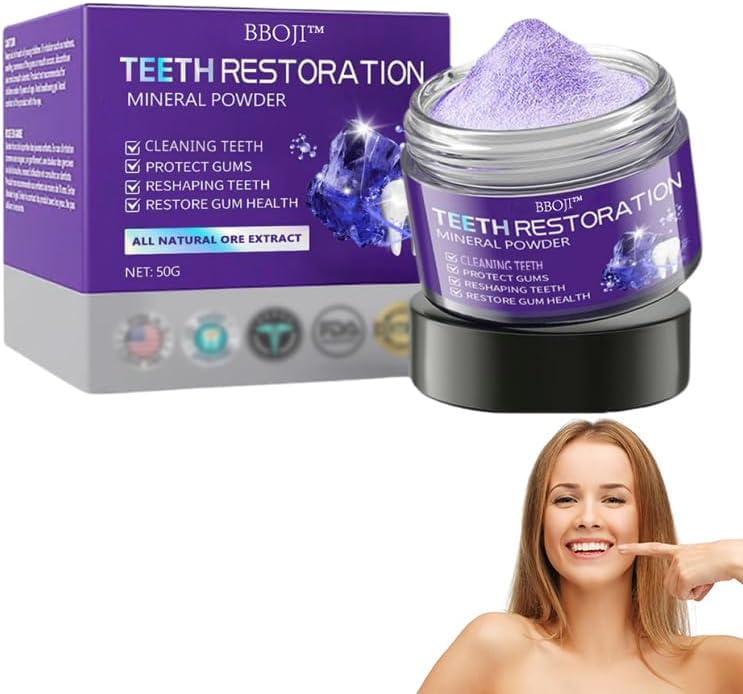 BBOJI Teeth Restoration Mineral Powder,BBOJI Tooth Restoration Mineral Powder,Protect Teeth and Gums and Solve Oral Problems (1)