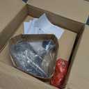 Home Decoration American Farmhouse Hanging Pendant Light Glass Bowl Ceiling Lamp Old Style Iron Chain Adjustable Black White Vintage Mid Century Modern Chandelier for Kitchen Dining Room