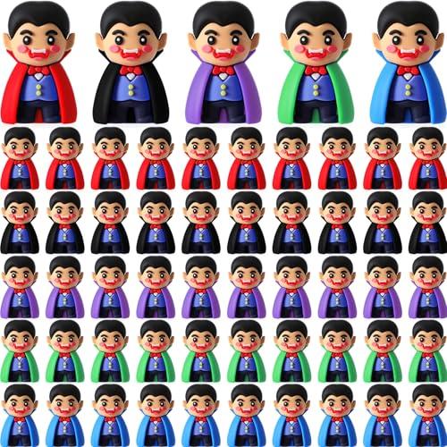 Simgoing 50 Pcs Christmas Mini Vampire Figurines Bulk Mini Resin Vampire Figures Decorations for Christmas Party Favors Goodies Bag Fillers Xmas Stocking Stuffing Desk Decor