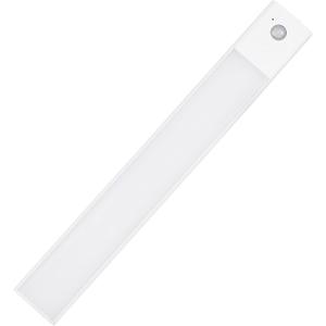 LEDVANCE Sylvania Undercabinet LED Light with Rechargeable Lithium Battery, 3 CCT (3000K - 5000K), Dimmable, Motion Sensor, White Finish - 2 Pack (66513)