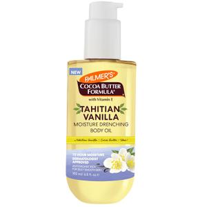 Palmer's Cocoa Butter Formula Body Oil, Moisture Drenching Tahitian Vanilla, 6.5 Oz, 72Hr Hydration with Shea Butter & Vitamin E for Softer Skin, Protects & Soothes Dryness, Dermatologist Approved