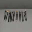 Morphe 15pcs Makeup brushes (Black and silver)