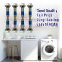 Drum Washing Machine Tripod Stainless Steel Screws M8*34 for Samsung DC60-40137A Blue (8 Pieces)