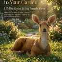 Resin Doe Statue Figurines Female Deer Animal Sculpture Gift Home Decor,Office or Outdoor Garden Statue Woodland Decoration