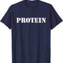 Protein Shirt Funny Gym TShirt Plants have Protein Vegan TShirt. LARGE