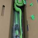 Green Mini 3 Wheel Scooter for Kids  Lean-to-Steer with LED Light-Up Wheels, Adjustable Handlebar, Wide Anti-Slip Deck, Smooth PU Wheels, Rear Foot Brake  Toddler Scooter for Ages 2+