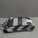 EcoNour Accordion Car Windshield Sun Shade American Flag Design | Reflective Car Window Shades for UV Protection & Heat Block | Foldable Sun Shield for Front Window | 58 x 27.5 Inches (Large, Black & White)