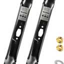 21" Mower Blades for Cub Cadet MTD Troy-Bilt 490-110-C198 42"Deck | Lawn Mower Blades, for Cub Cadet MTD Troy-Bilt 742-05177-L 742P05177-L 490-110-C198, Fit 42 in Deck XT1-LT42 ZT1-42 XT2-LX42