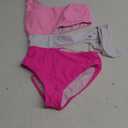 PATPAT Swimsuit Shoulder Cutout Colorblock Bathing Suits One Piece Swimwear Medium