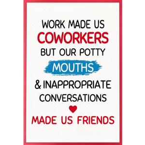 4 x Funny Farewell Card & Gifts for Coworkers or Friends, Goodbye Card & Gifts for Coworkers, Coworker Leaving Gift for Men or Women, Going Away Card