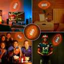 Football Neon Sign, Cool Dimmable Light Up Led Sports Neon Light USB Powered Hanging for Wall Decor, Man Cave, Bedroom, Game Room, Birthday Christmas Merch Gift for Boys Fans (Football-Orange)