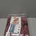 CozyLux Queen Comforter Set Burgundy - Bed in a Bag Queen Size 7 Pieces, Luxury Soft Bed Set for All Seasons, Bedding Set with Down Alternative Comforter, Sheets, Pillowcases & Shams, Red