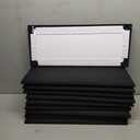 10 Pack Black Padded Bench Cushions, 32.5" x 10"