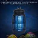 4 Pack Replacement Bulbs FUL15W BL with 4 Pin Base, Indoor Outdoor 15W U Shape Lamp Tube Compatible with T6 T8 T9