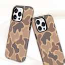 Jusy Magnetic Camo Phone Case for iPhone 12 Pro Max,Camo | Compatible with MagSafe, Duck Camo Design, TPU and PC Protective Shockproof Cover