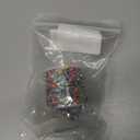 UMAOKANG 16.4 Feet Stainless Steel Chain for Jewelry Making Dainty Chain Necklace for Women Colorful Enamel Link Chain with Jump Rings and Lobster Clasps (Steel-Multicolored 1(yellow blue))