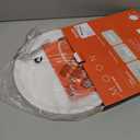 TALOYA Flush Mount 12 Inch Ceiling Light (Milk White Shell), 20W Surface Mount LED Light Fixture for Bedroom Kitchen, 5 Color Temperatures in One, 0.94 Inch Thickness Round