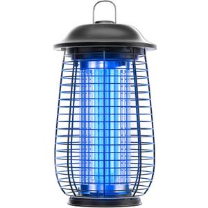 Bug Zapper Indoor & Outdoor, 4200V Electric Mosquito Zapper, 10 Years Lifespan, 6.5ft Power Cord, Waterproof, Fly Trap Mosquito Trap, Fly Killer Fly Zapper for Home, Patio, Kitchen, Backyard, Camping