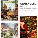 NOLITOY Spherical Christmas Tree Topper Ornaments, 9 Inch Plastic Glitter Finals Tree Topper Decorative Ornament Holiday Indoor Suitable for Home Party Decoration, Silver