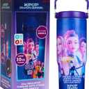 KPop Demon Hunters 30oz Tumbler with Straw and Handle for Girls, Teens, Insulated Stainless Steel Travel Mug, Gifts for Girls