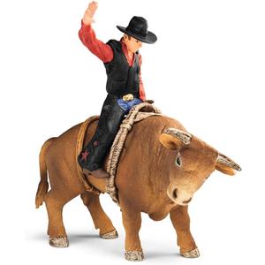 Schleich Farm World Cowboy Bull Riding 4-Piece Cowboy Toy Set for Rodeo Fans & Kids Ages 3+ Schleich Farm World Cowboy Bull Riding 4-Piece Cowboy Toy Set for Rodeo Fans & Kids Ages 3+