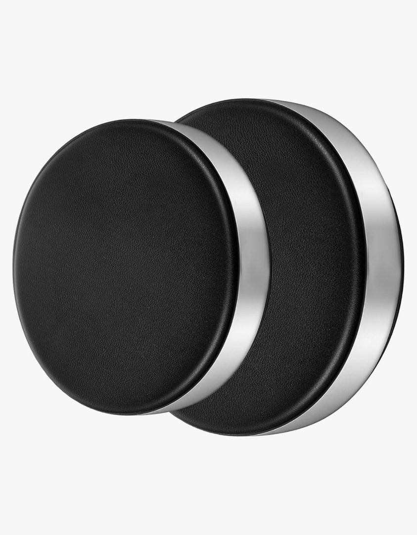 2pcs Watch Cushion, Round Leather Watch Movement Holder, Non-Slip Watches Tool Kit for Repair, Watchmaking Tools for Movement Changing Battery Repair