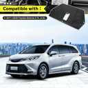 Engine Splash Shield for 2011-2020 Toyota Sienna 2.7L 3.5L, Under Engine Cover Protector, Direct Replacement Mud Guard with Access Hole