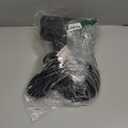 FUNTIN Hair Dryer, Blow Dryer with Diffuser Brush Comb for Women 4C Thick Curly Hair 1800w-Professional Black