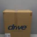 Drive Medical RTL12027RA 2-in-1 Raised Toilet Seat with Removable Padded Arms, Standard Seat