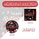 40pcs Retirement Party Decoration,include 20 dessert plate, 20 Napkin,Used for Rose Gold and Red Retirement Party Supplies