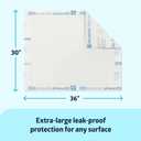 Medline Ultrasorbs Advanced Extra Strength Drypads, 30" x 36", 70 Count, Super Absorbent Disposable Pads, Incontinence Bed Pads, Chucks Bed Pads, Elderly, 350 lb Repositioning Capacity