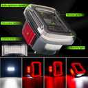 LED Tail Lights Compatible with Wrangler YJ 1987-1995, TJ 1997-2006, CJ5 1976-1983, CJ7 1976-1986, CJ8 1981-1985 Rear License Plate/Running/Brake/Turn Signal/Reverse Light Kit,2PCS Smoke Lens