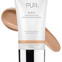 PR MINERALS 4-in-1 Tinted Moisturizer With SPF 20 - Hydrating Face Moisturizer, Primer, & Foundation With Shea Butter, Aloe Vera & Vitamin B3 - Vegan Friendly - Free of Paraben, Gluten & BPA (Light) (Net WT. 1.7 oz 50g)