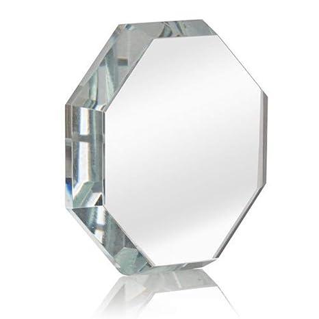 Crystal Glass Eyelash Glue Stone Adhesive Glue Pallet Stone Hand Printing Eyelash Slower Drying Eyelash Extension Makeup Beauty Accessories (Pack of 2)