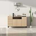 AODIOU Furniture Legs Metal Feet: Cabinet Legs 4 Inch Triangle Feet Replacement Dresser Legs Set of 4 (Black)